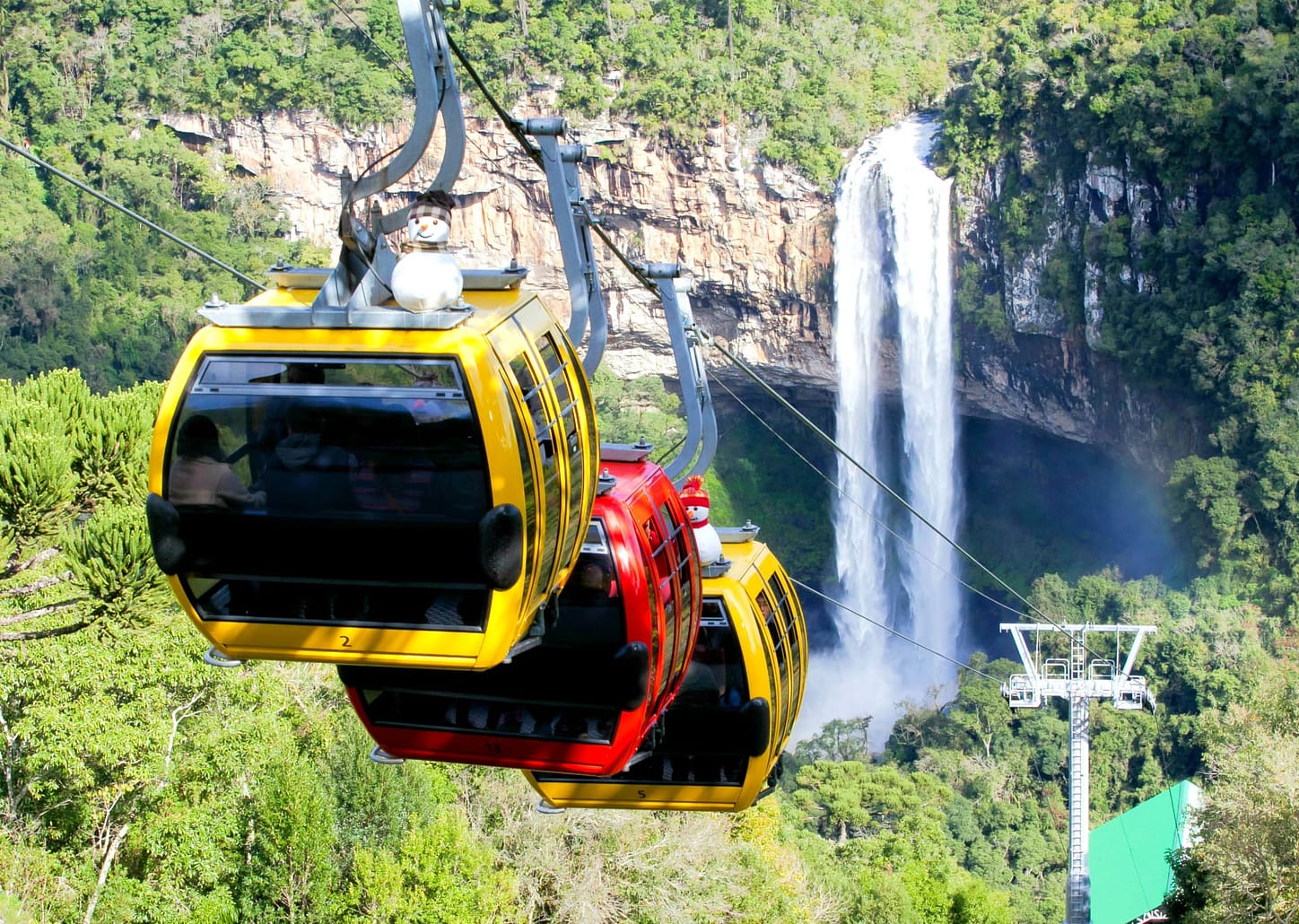 Bondinho Aéreo em Canela - casal